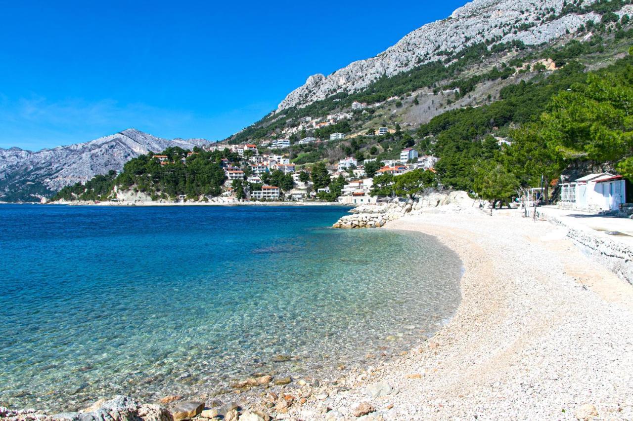 Apartments By The Sea Brela, Makarska - 20778 Eksteriør bilde
